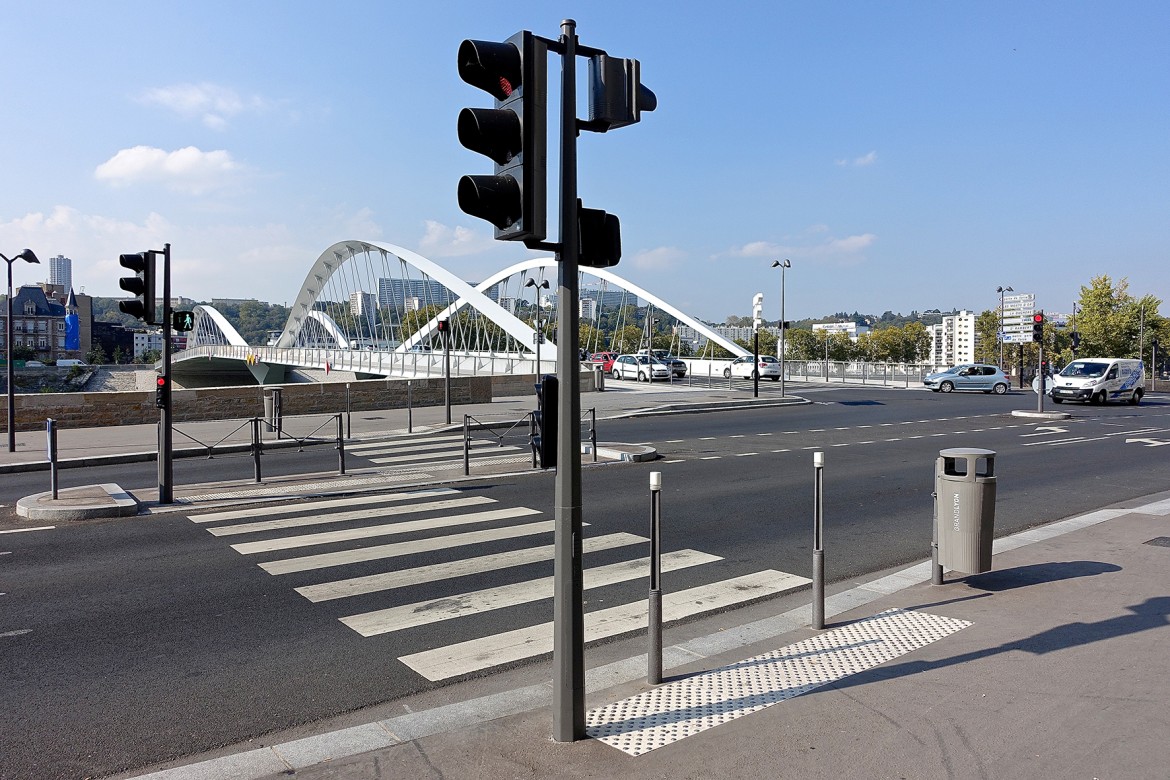 traversée piétonne Lyon